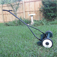 16" inch reel mower front