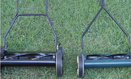 Lifetime Reel Mower blades close up